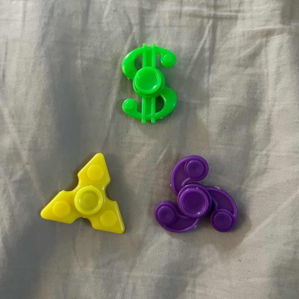 3 pack mini rare fidget spinners